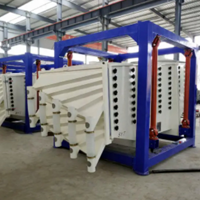 Máquina de filtrado de arena con cilindro rectangular
