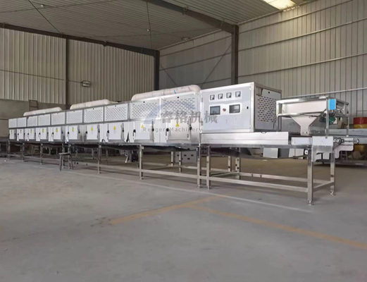Máquina de secado de microondas de correa totalmente automática con 380-440V de potencia