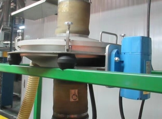 Vibro filtrador de descarga directa para la separación de polvo