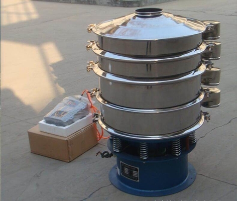 Separación de filtración vibratoria industrial de 600-2600 mm con limpieza de bolas de rebote